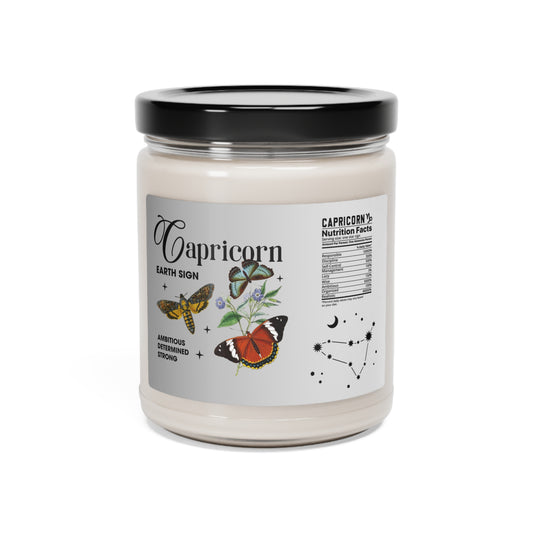 Capricorn: Stay Ambitious! Scented Soy Candle, 9oz