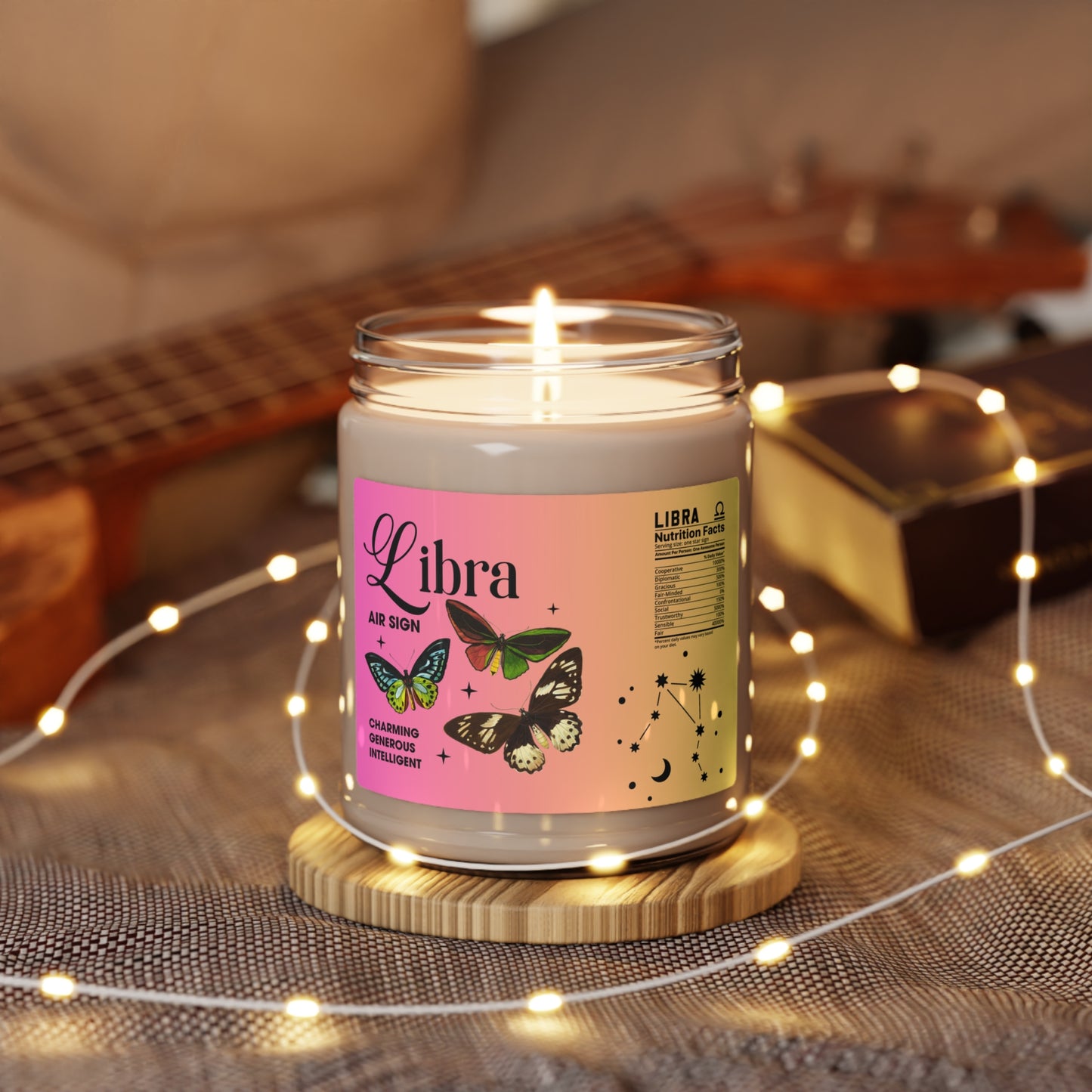 Libra: Stay Charming! Scented Soy Candle, 9oz
