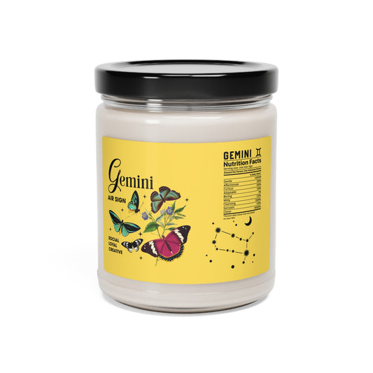 Gemini, Be Creative, Scented Soy Candle, 9oz
