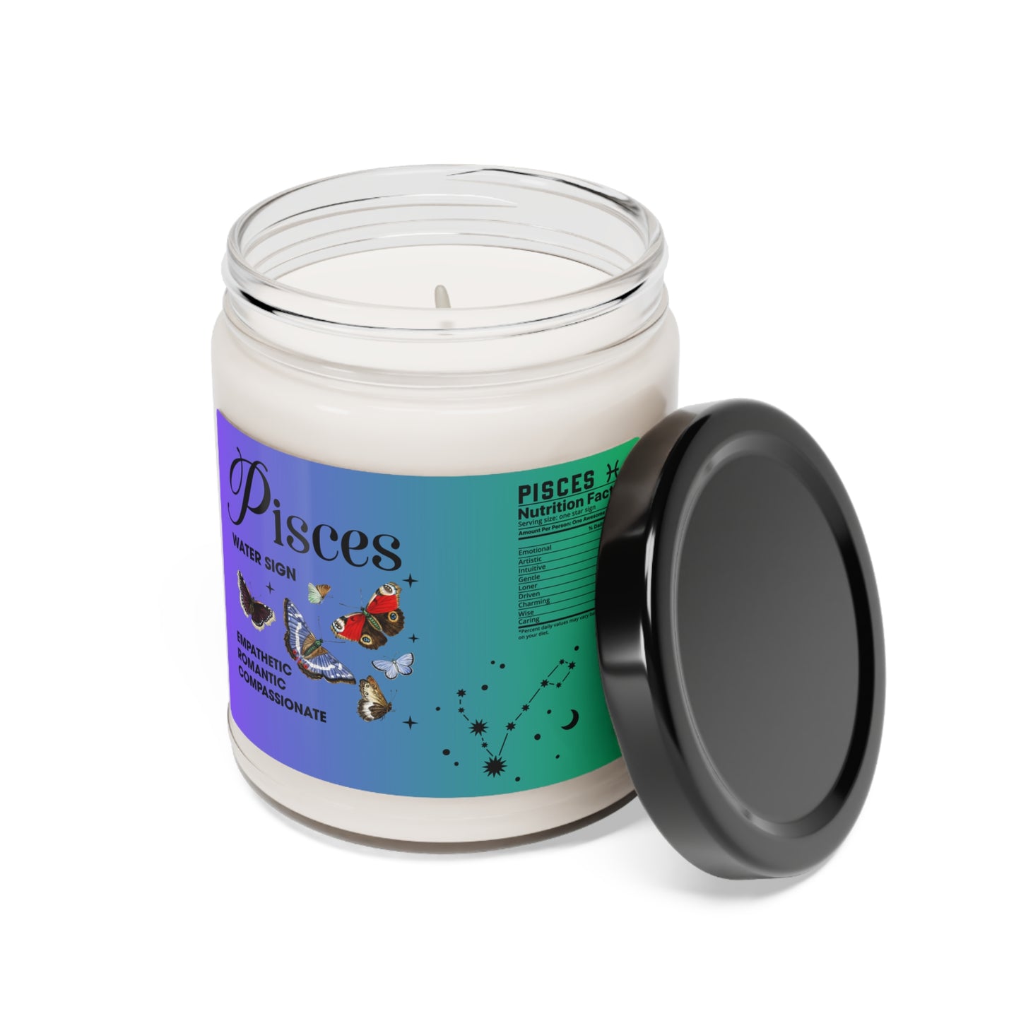 Pisces: Stay Romantic! Scented Soy Candle, 9oz