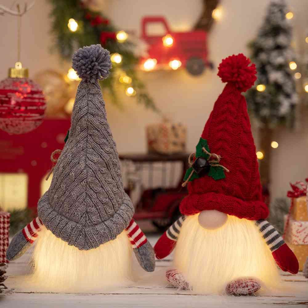 Light-Up Short Leg Faceless Gnome